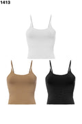Double Layer Crop Cami