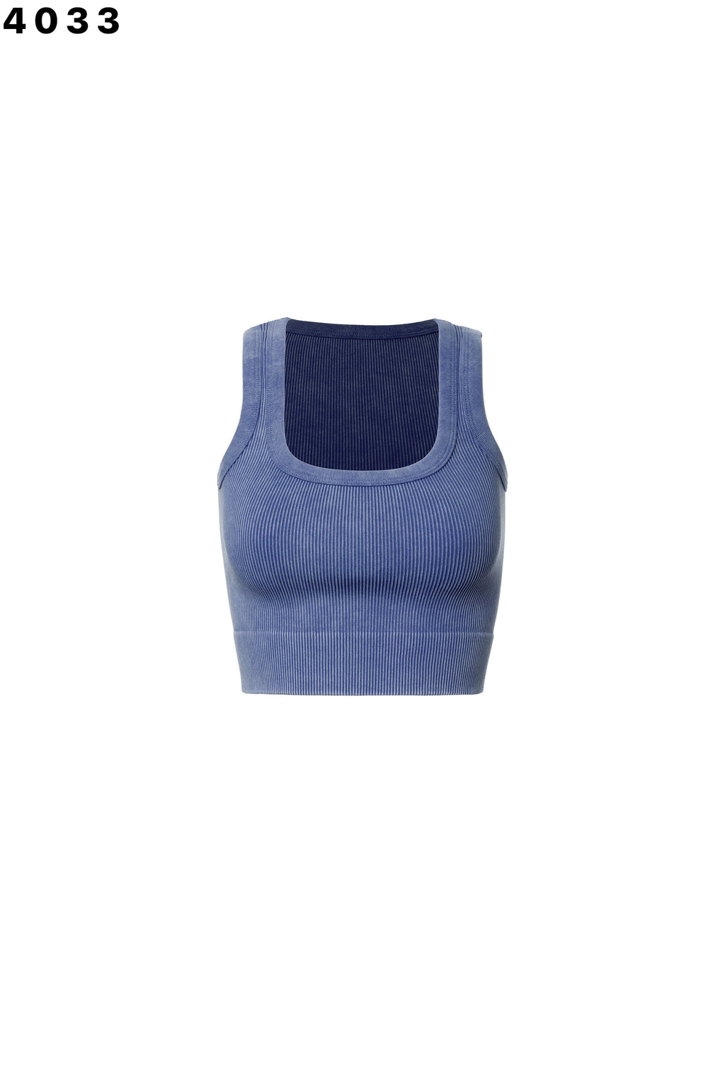 Thick Rib Washed Crop Tank