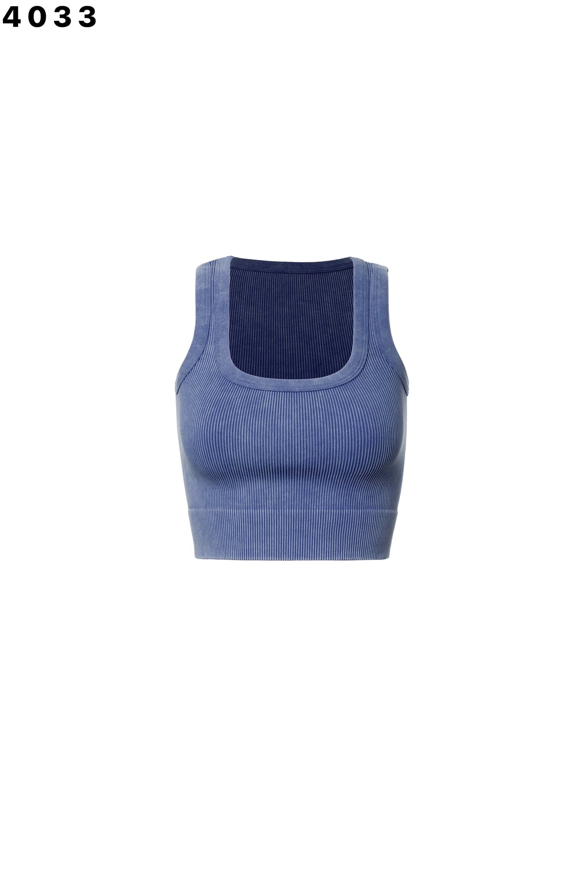 Thick Rib Washed Crop Tank