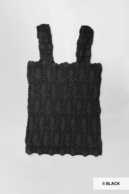 Lace Square Neck Tank