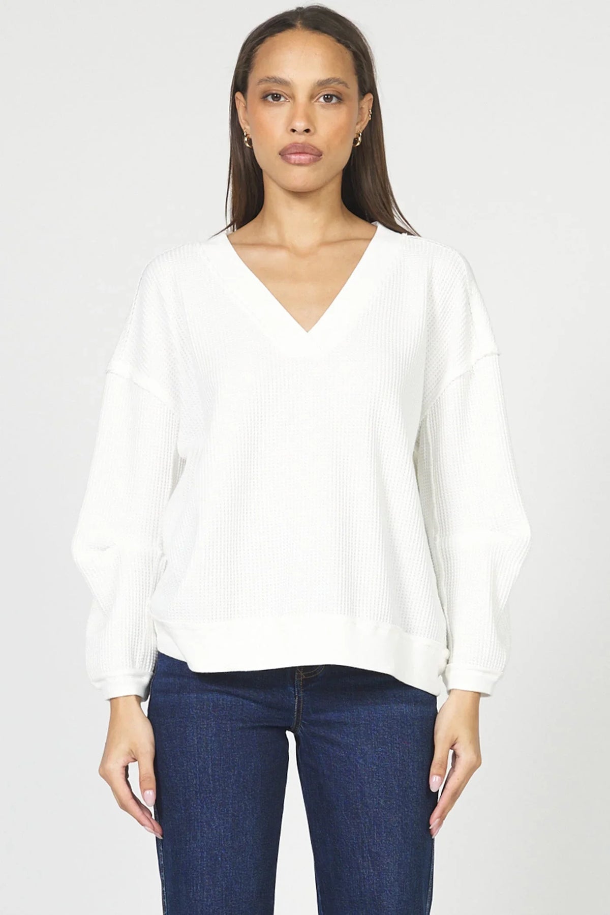 Martine Waffle Knit Top