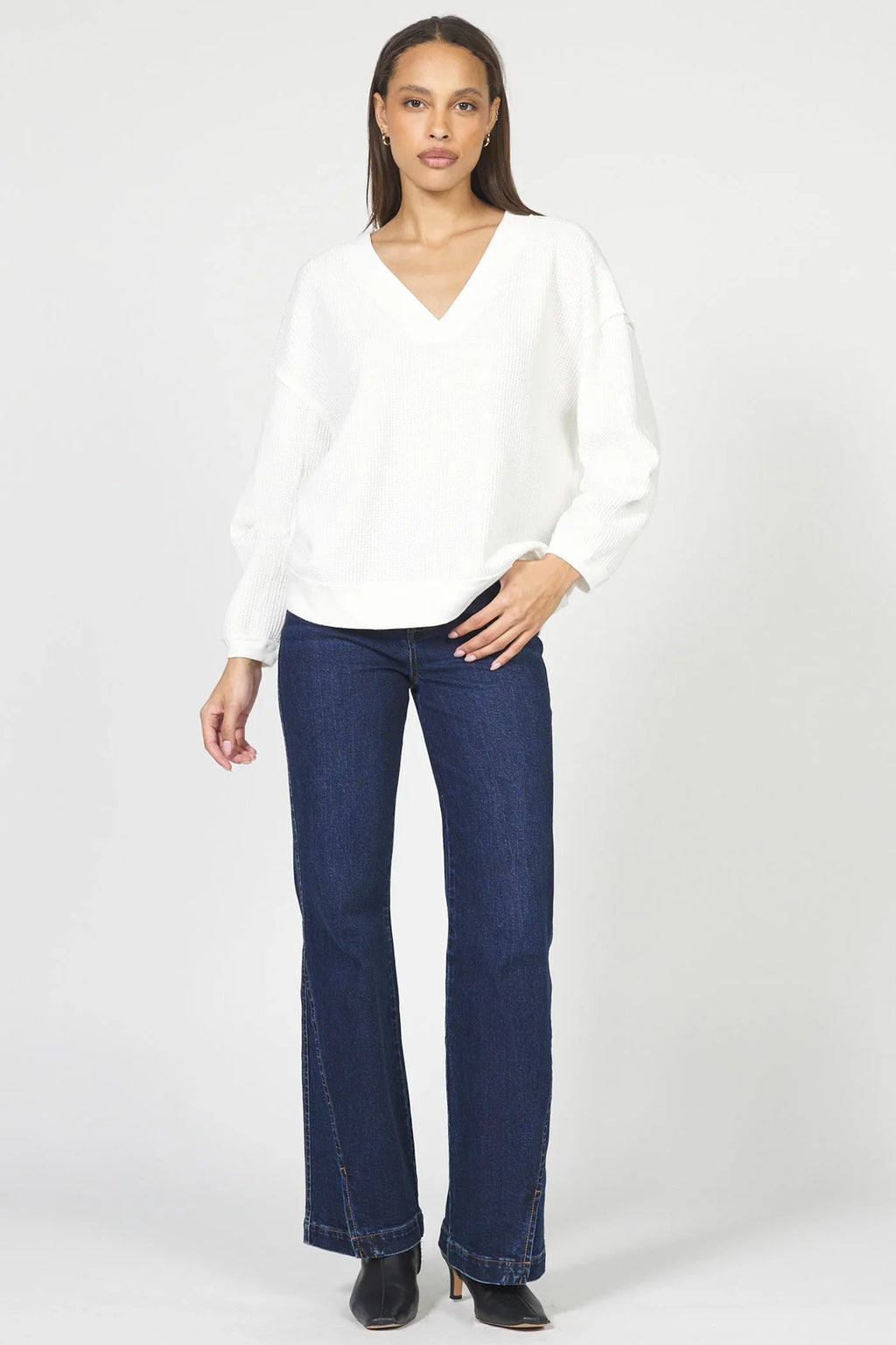 Martine Waffle Knit Top