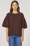 Matteo Puff Sleeve Sweater