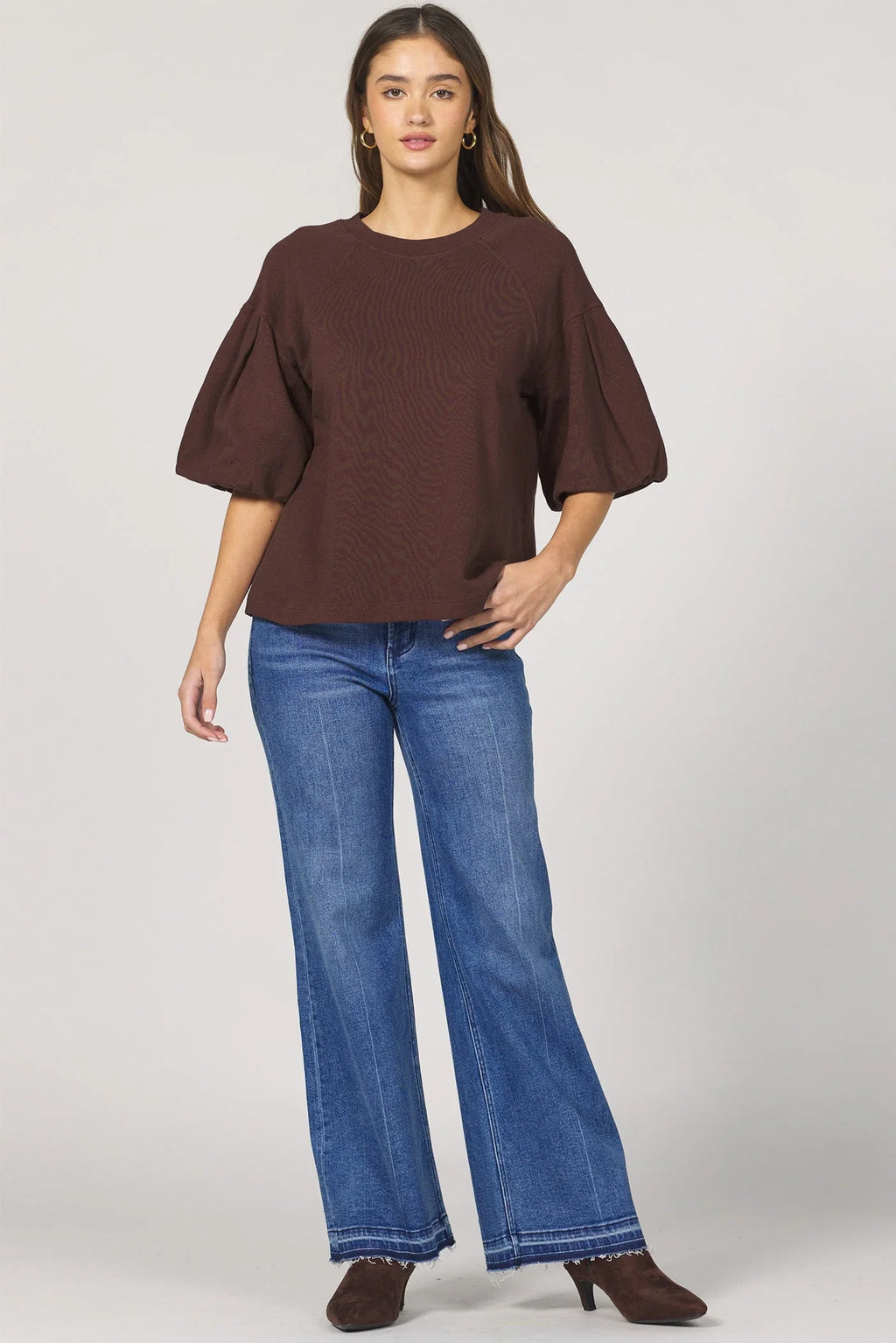 Matteo Puff Sleeve Sweater