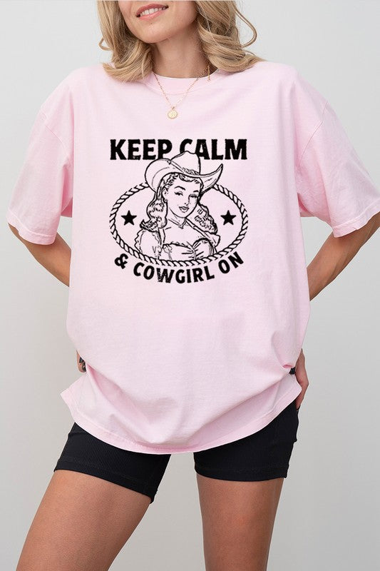 Cowgirl Graphic Oversized Tee