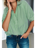 Striped Collared Blouse