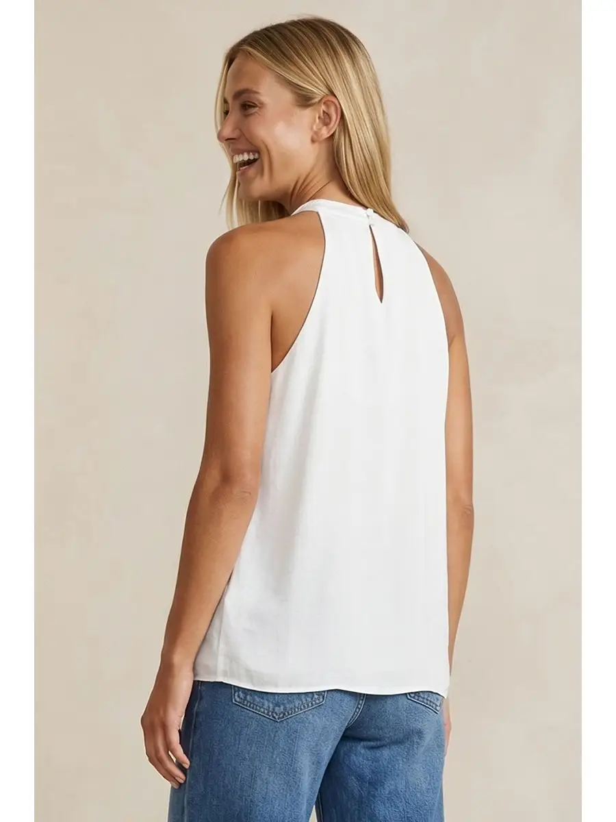 Cord Sleeveless Top