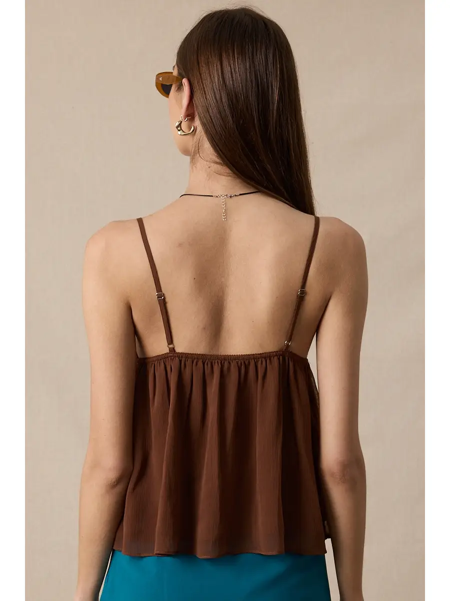 Floral Embroidered Cami Top