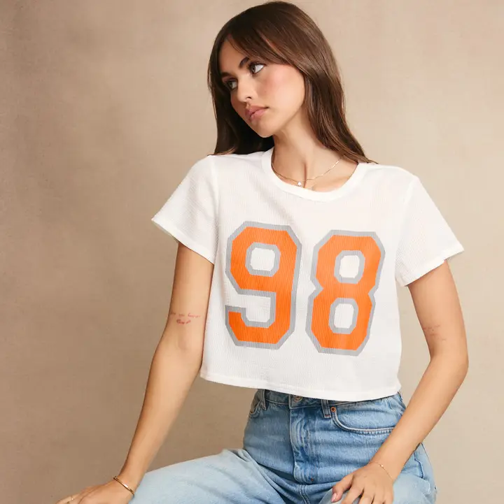98' Short Sleeve Round Neck Tee