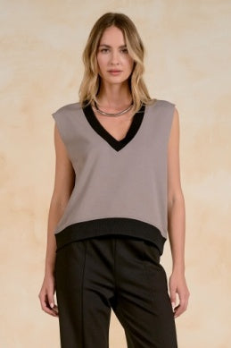 The Uptown Contrast Vest