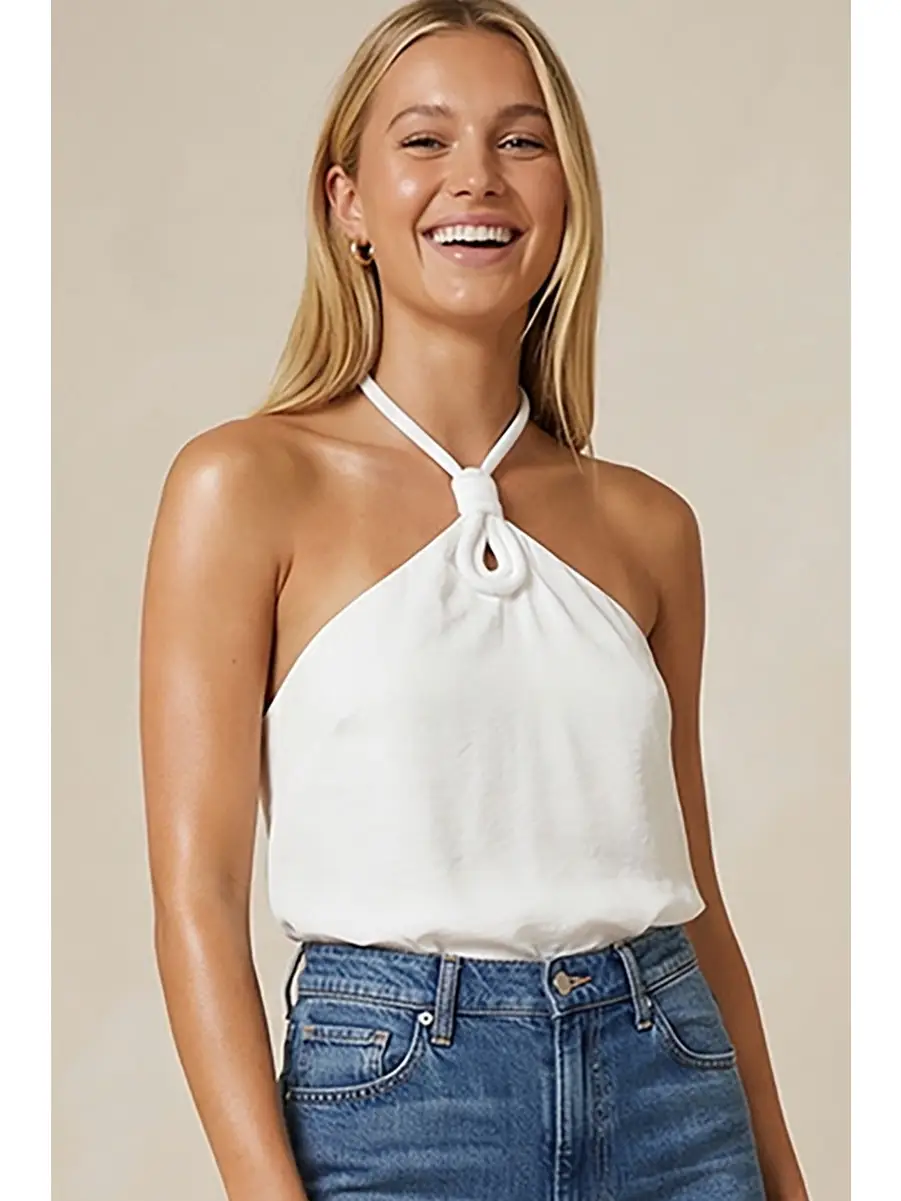 Cord Sleeveless Top