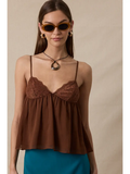 Floral Embroidered Cami Top