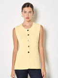 Button Down Sleeveless Top